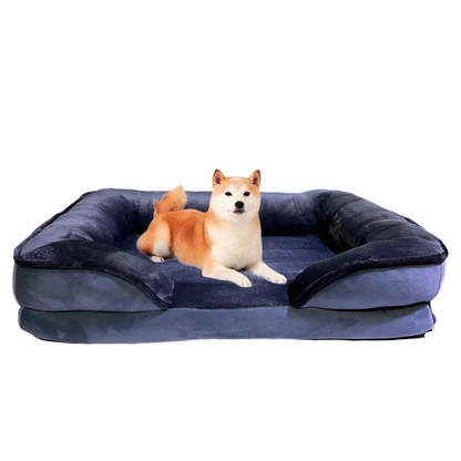 Cama Premium Cuadrada Pet Mood Para Mascotas Talla S a XL