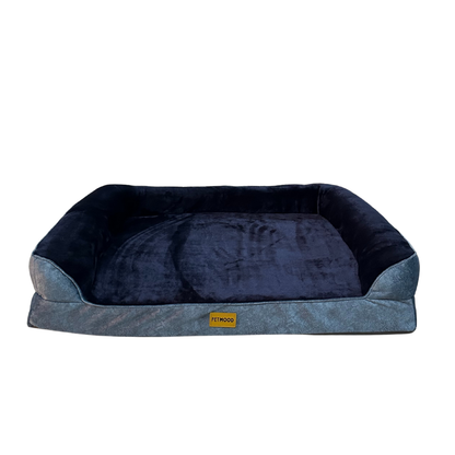 Cama Ortopédica Para Perros Espuma Cebra Con Funda Extraíble Talla M a XL