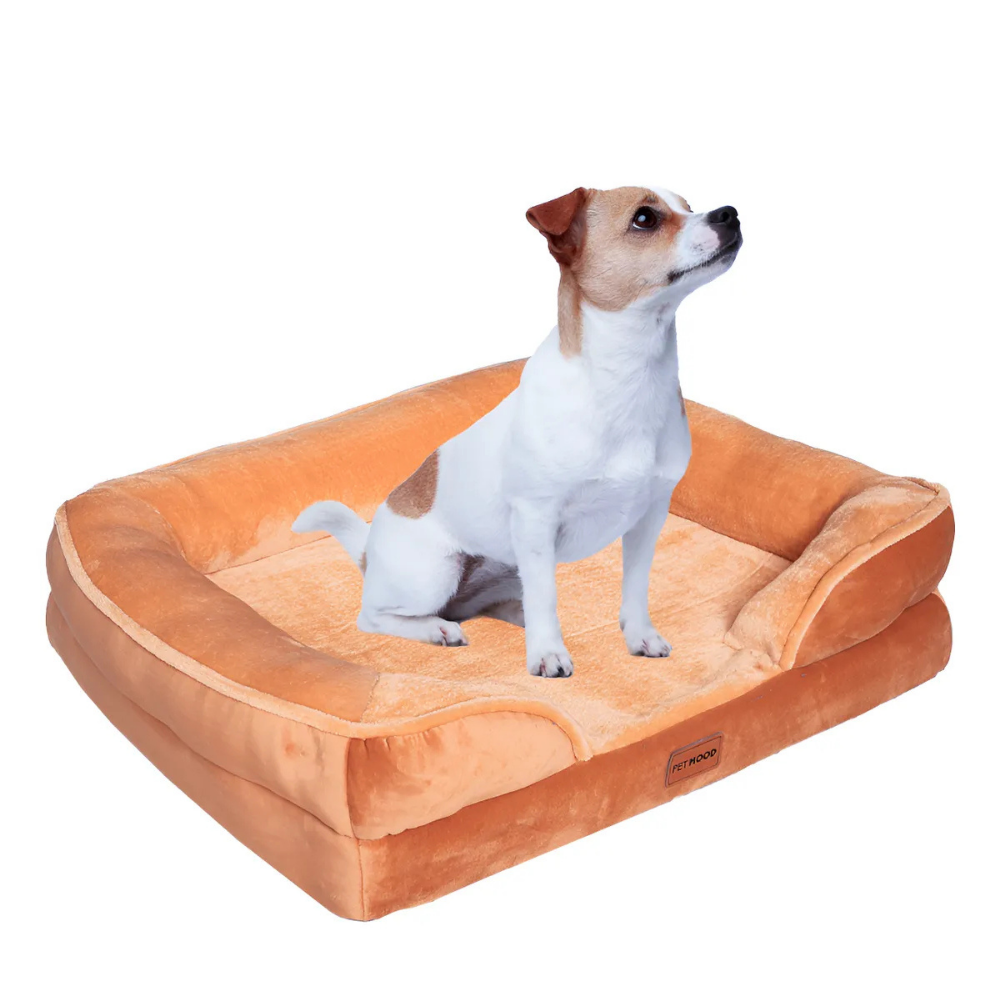 cama premium cuadrada pet mood para mascotas talla s a xl