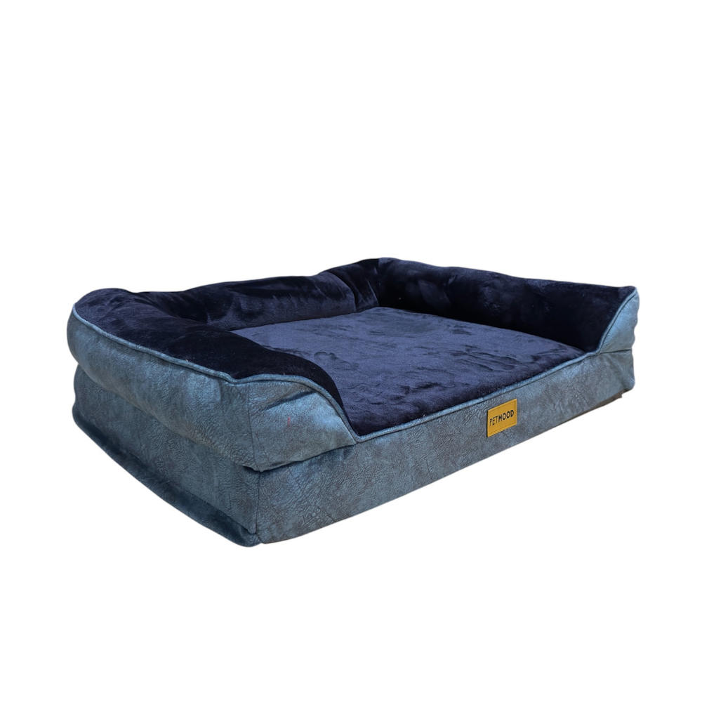 cama ortopédica para perros espuma cebra con funda extraíble talla m a xl