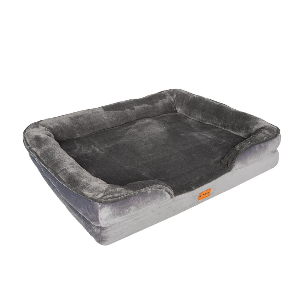 cama premium cuadrada pet mood para mascotas talla s a xl