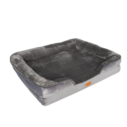 Cama Premium Cuadrada Pet Mood Para Mascotas Talla S a XL