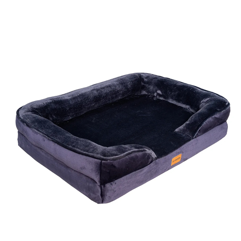 cama premium cuadrada pet mood para mascotas talla s a xl
