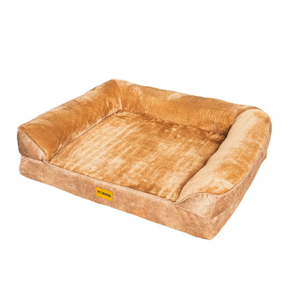 Cama Ortopédica Para Perros Espuma Cebra Con Funda Extraíble Talla M a XL