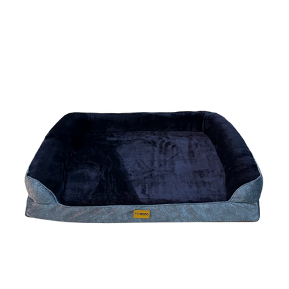 Cama Ortopédica Para Perros Espuma Cebra Con Funda Extraíble Talla M a XL