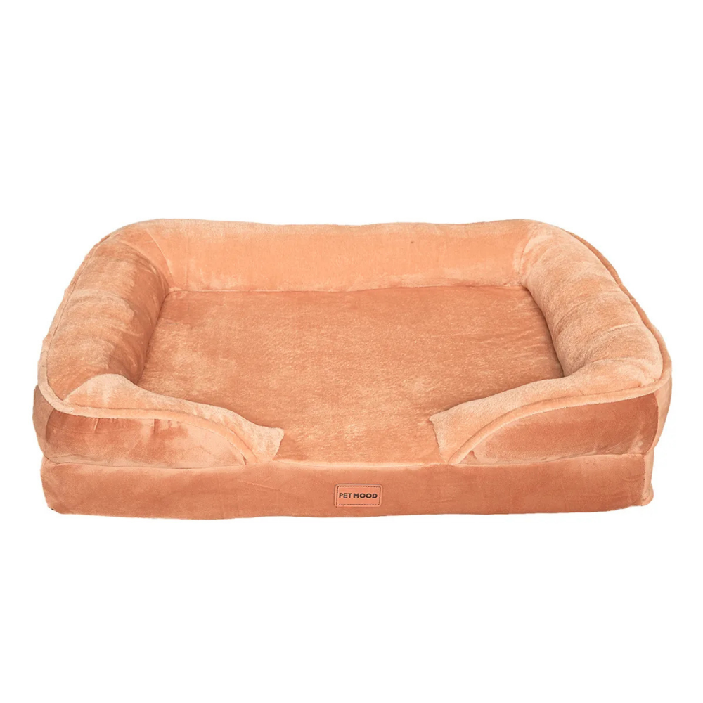 cama premium cuadrada pet mood para mascotas talla s a xl