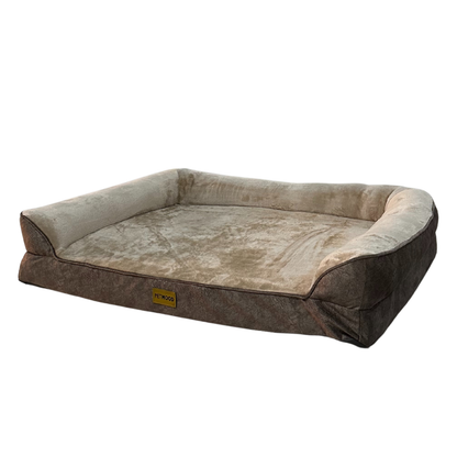 Cama Ortopédica Para Perros Espuma Cebra Con Funda Extraíble Talla M a XL