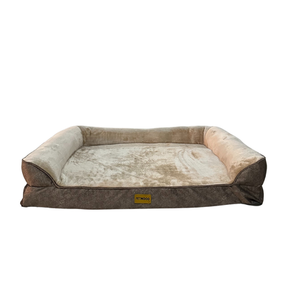 Cama Ortopédica Para Perros Espuma Cebra Con Funda Extraíble Talla M a XL