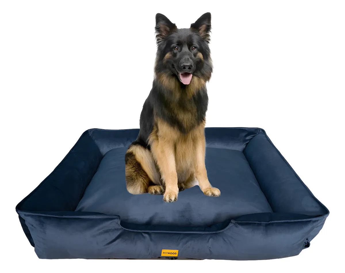 cama sofá perros pet mood antialérgica y lavable - tallas m a 3xl
