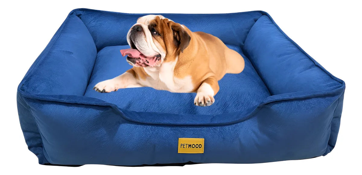 cama sofá perros pet mood antialérgica y lavable - tallas m a 3xl