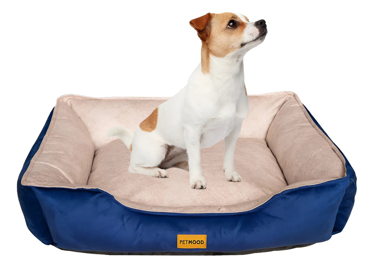 cama sofá perros pet mood antialérgica y lavable - tallas m a 3xl