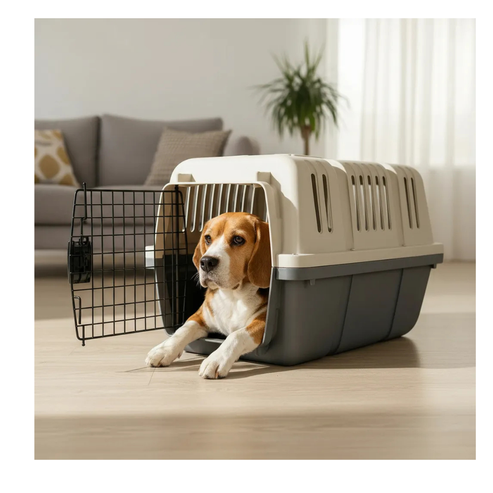 transportador pet mood para mascotas con bebedero l-60