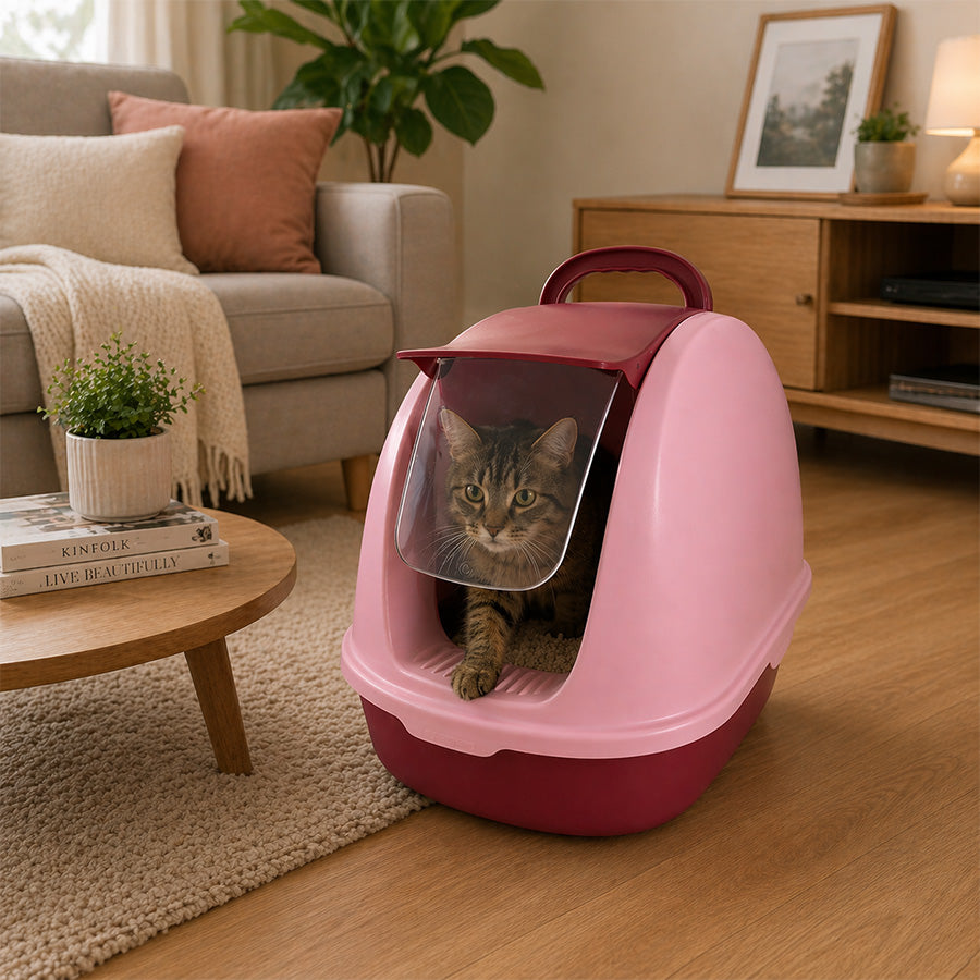 arenero sanitario pet mood para gatos con pala incluida